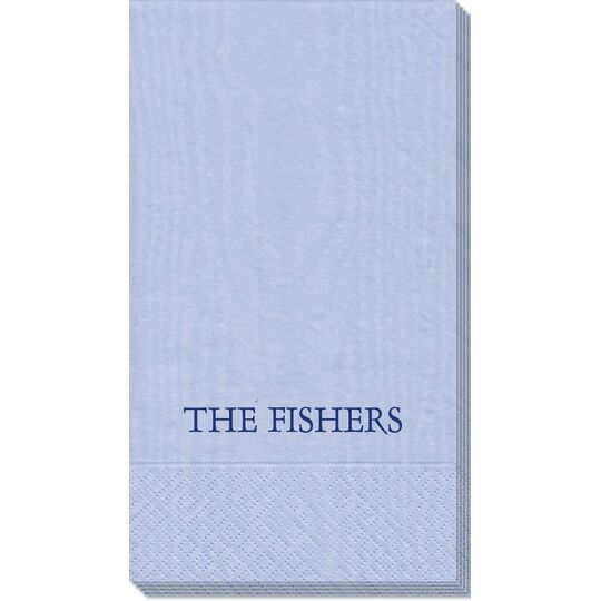 Our Perfect Moire Guest Towels